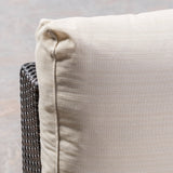 Santa Rosa Outdoor 7 Seater Wicker Sofa Sectional Set with Aluminum Frame and Cushions by Christopher Knight Home