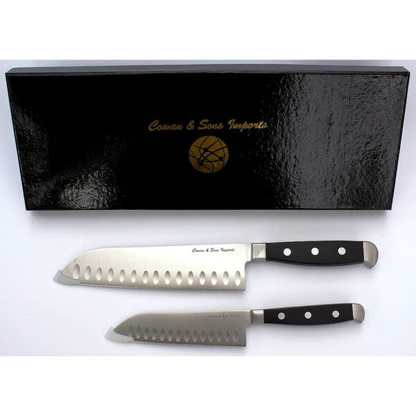 Santoku Stainless Steel 2-piece Knife Set