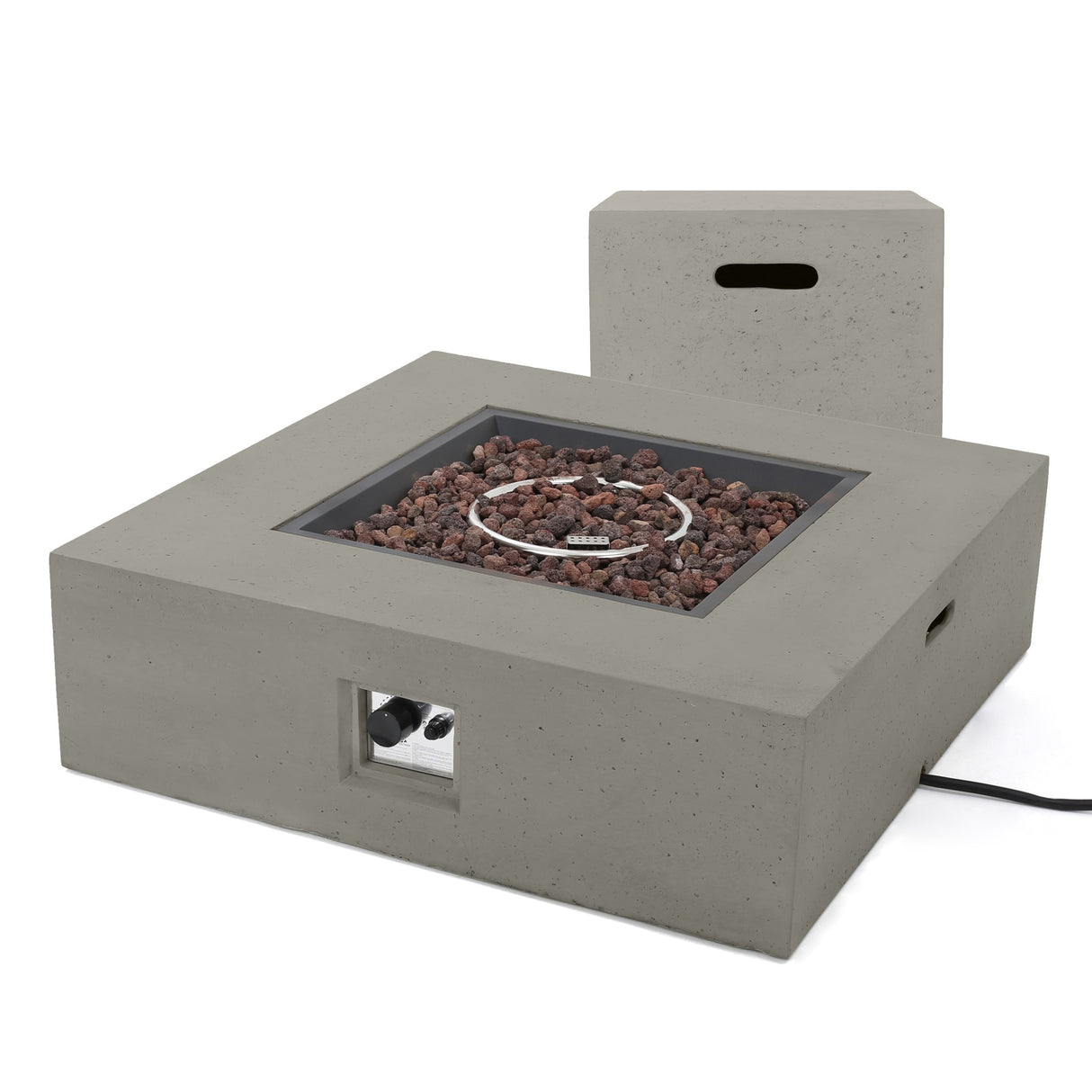 Santos Outdoor 40-in. Propane Firepit by Christopher Knight Home
