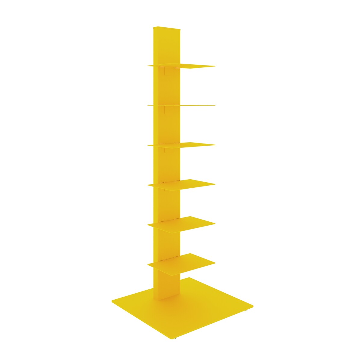 Sapiens Bookcase/Shelf/Shelving Tower in Yellow