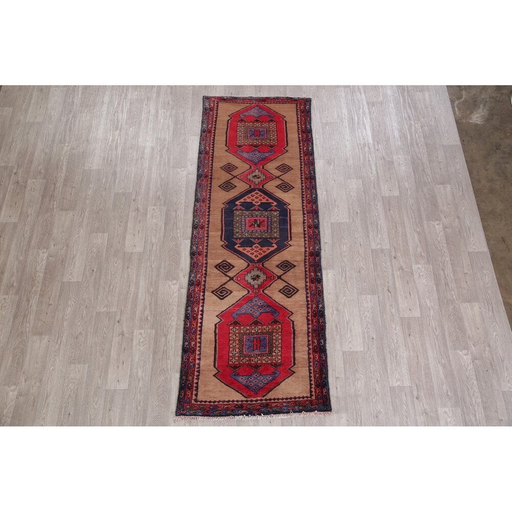 Sarab Oriental Hand Knotted Wool Persian Rug - 8'10" x 3'3" Runner