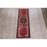 Sarab Oriental Hand Knotted Wool Persian Rug - 8'10" x 3'3" Runner