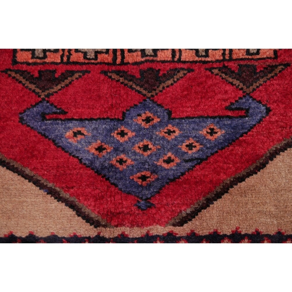 Sarab Oriental Hand Knotted Wool Persian Rug - 8'10" x 3'3" Runner