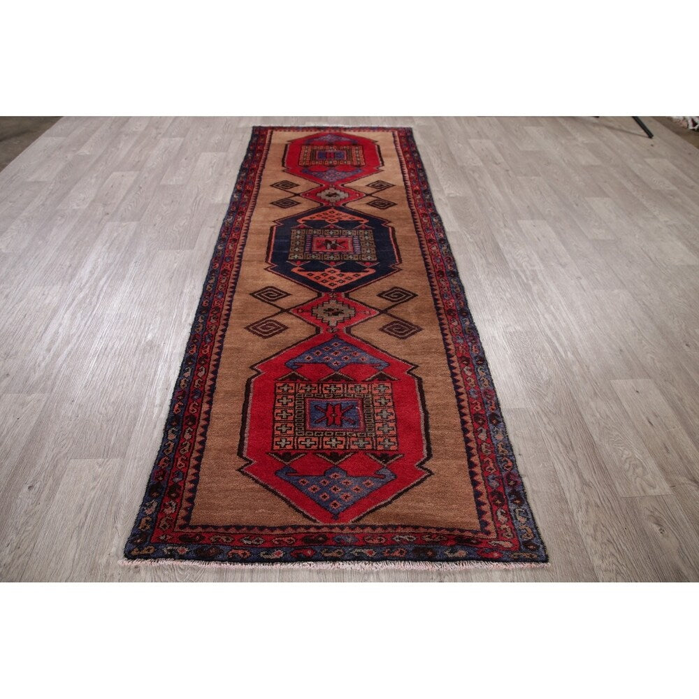 Sarab Oriental Hand Knotted Wool Persian Rug - 8'10" x 3'3" Runner