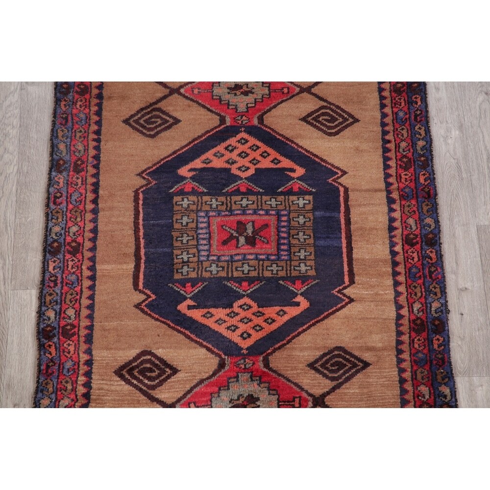 Sarab Oriental Hand Knotted Wool Persian Rug - 8'10" x 3'3" Runner