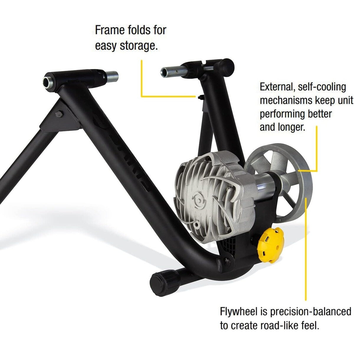 Saris Fluid2 Bike Trainer, Foldable Frame Indoor Bike Trainer