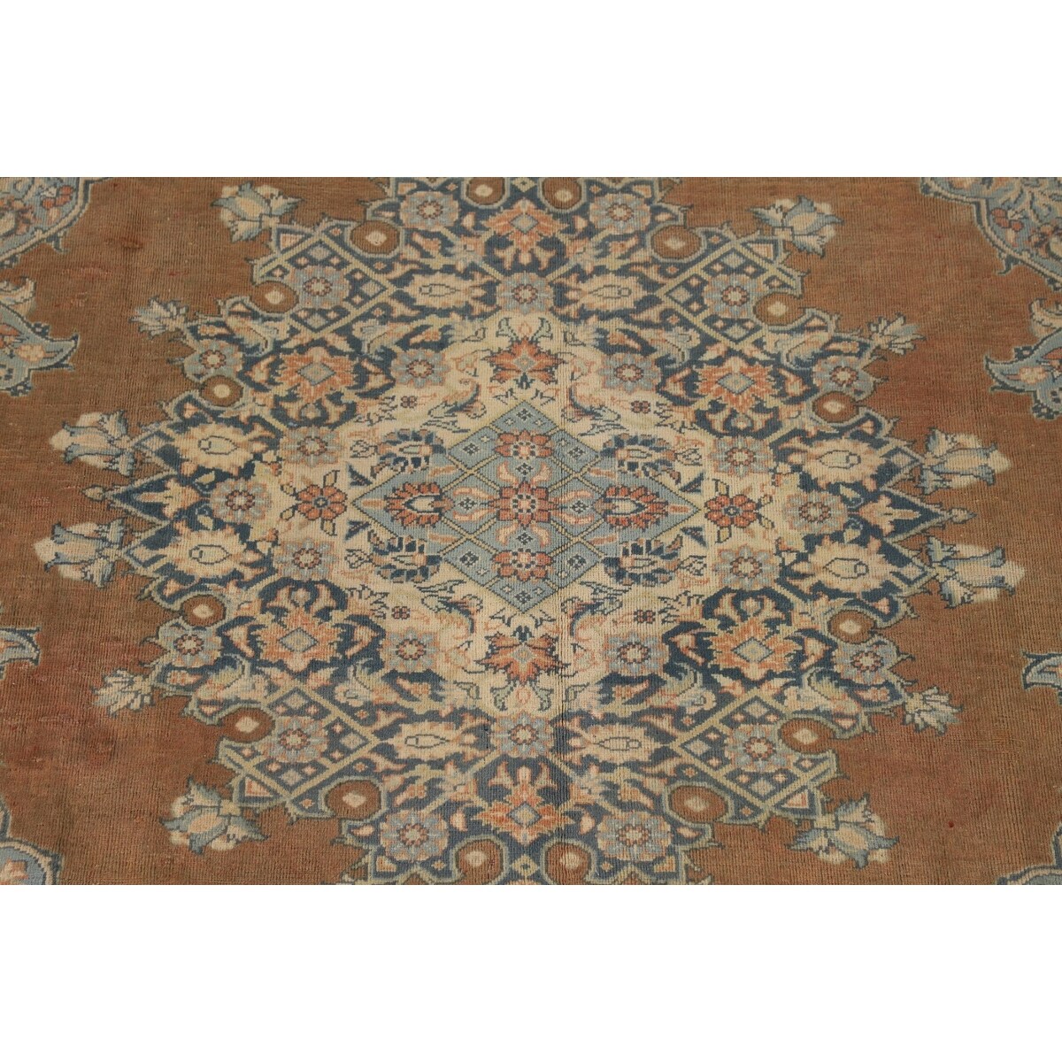 Sarouk Persian Vintage Area Rug Handmade Wool Carpet - 6'11"x 10'3"