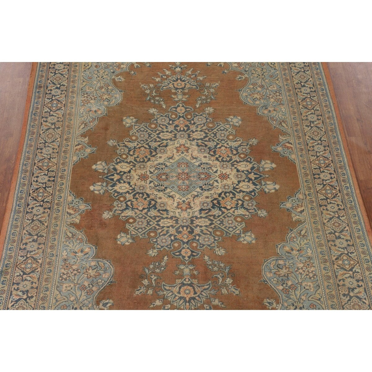Sarouk Persian Vintage Area Rug Handmade Wool Carpet - 6'11"x 10'3"