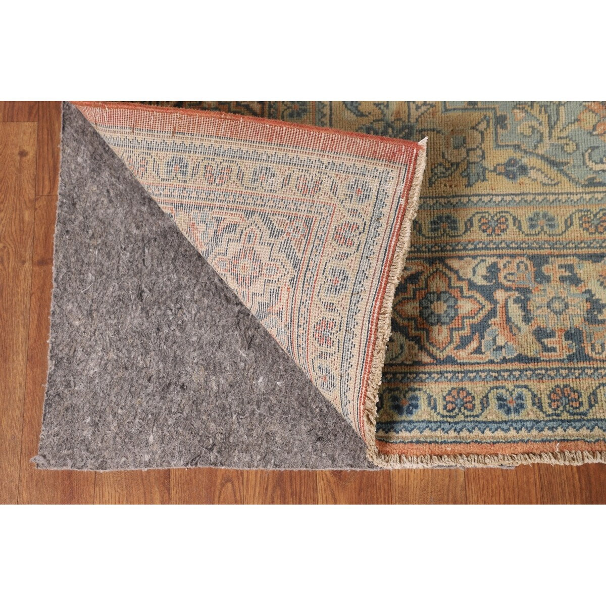 Sarouk Persian Vintage Area Rug Handmade Wool Carpet - 6'11"x 10'3"