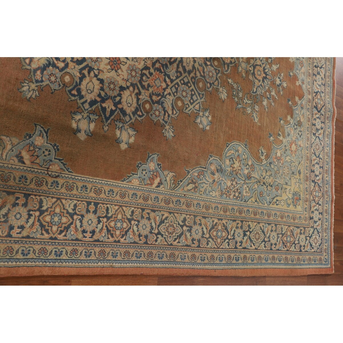 Sarouk Persian Vintage Area Rug Handmade Wool Carpet - 6'11"x 10'3"