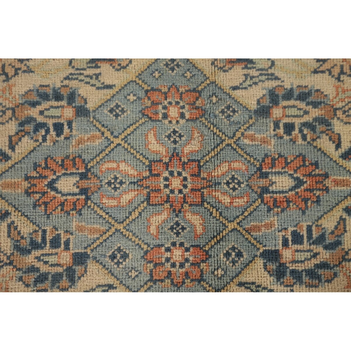 Sarouk Persian Vintage Area Rug Handmade Wool Carpet - 6'11"x 10'3"