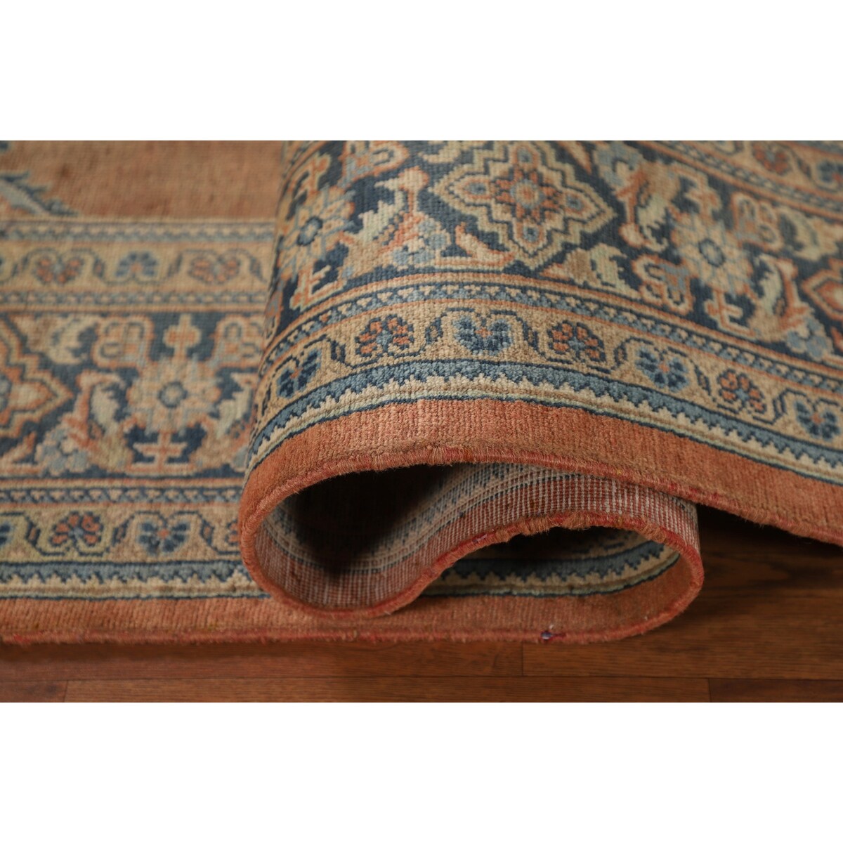 Sarouk Persian Vintage Area Rug Handmade Wool Carpet - 6'11"x 10'3"