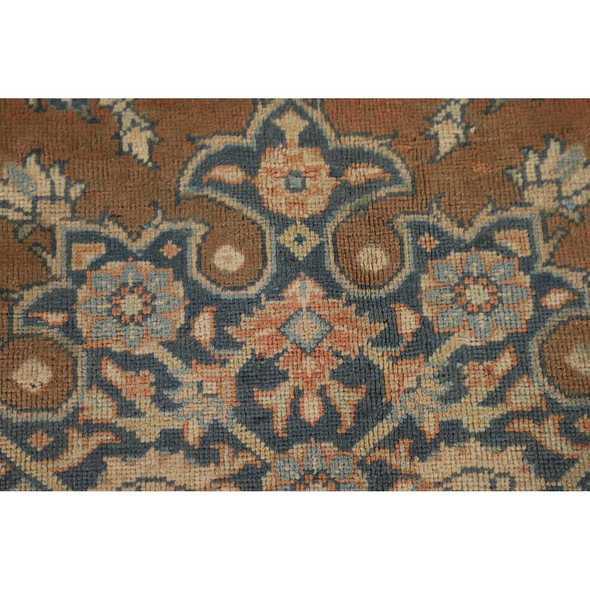 Sarouk Persian Vintage Area Rug Handmade Wool Carpet - 6'11"x 10'3"