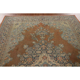 Sarouk Persian Vintage Area Rug Handmade Wool Carpet - 6'11"x 10'3"