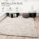 Sasha Handmade Medallion Area Rug