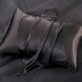 Satin Sheets King(6 Pieces, Taupe)Luxury Silky Satin Bed Sheets King Bedding Set,1 Satin Fitted Sheet 1 Flat Sheet 4 Pillow