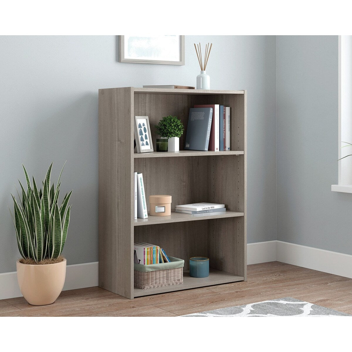 Sauder Beginnings Collection 3-Shelf Bookcase