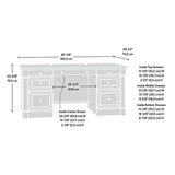 Sauder Palladia Collection Executive Desk