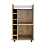 Savannah 6-Bottle 3-Shelf Bar Cart