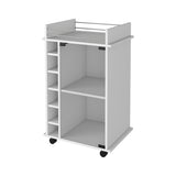 Savannah 6-Bottle 3-Shelf Bar Cart