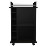 Savannah 6-Bottle 3-Shelf Bar Cart