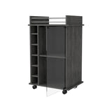 Savannah 6-Bottle 3-Shelf Bar Cart