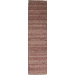 Savannah Monochrome Red Runner Rug - 2'6" x 10' Runner