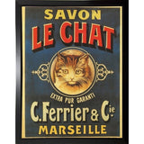 Savon Le Chat-VINAPP114455 Print 15"x11.5" by Vintage Apple Collection