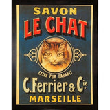 Savon Le Chat-VINAPP114455 Print 15"x11.5" by Vintage Apple Collection