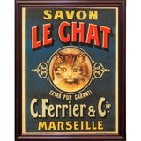 Savon Le Chat-VINAPP114455 Print 15"x11.5" by Vintage Apple Collection