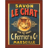 Savon Le Chat-VINAPP114455 Print 15"x11.5" by Vintage Apple Collection