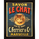 Savon Le Chat-VINAPP114455 Print 15"x11.5" by Vintage Apple Collection