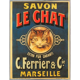 Savon Le Chat-VINAPP114455 Print 15"x11.5" by Vintage Apple Collection