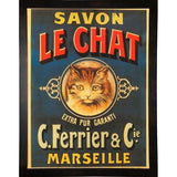 Savon Le Chat-VINAPP114455 Print 15"x11.5" by Vintage Apple Collection