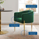 Savour Tufted Performance Velvet Accent Chairs - Set of 2