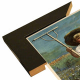 School Garden-VINAPP122843 Framed Print 20"x13.25" by Vintage Apple Collection