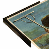 School Garden-VINAPP122843 Framed Print 20"x13.25" by Vintage Apple Collection
