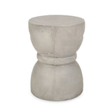 Scorpius Indoor Contemporary Lightweight Concrete Accent Side Table by Christopher Knight Home - 13.50"W x 13.50"D x 18.50"H