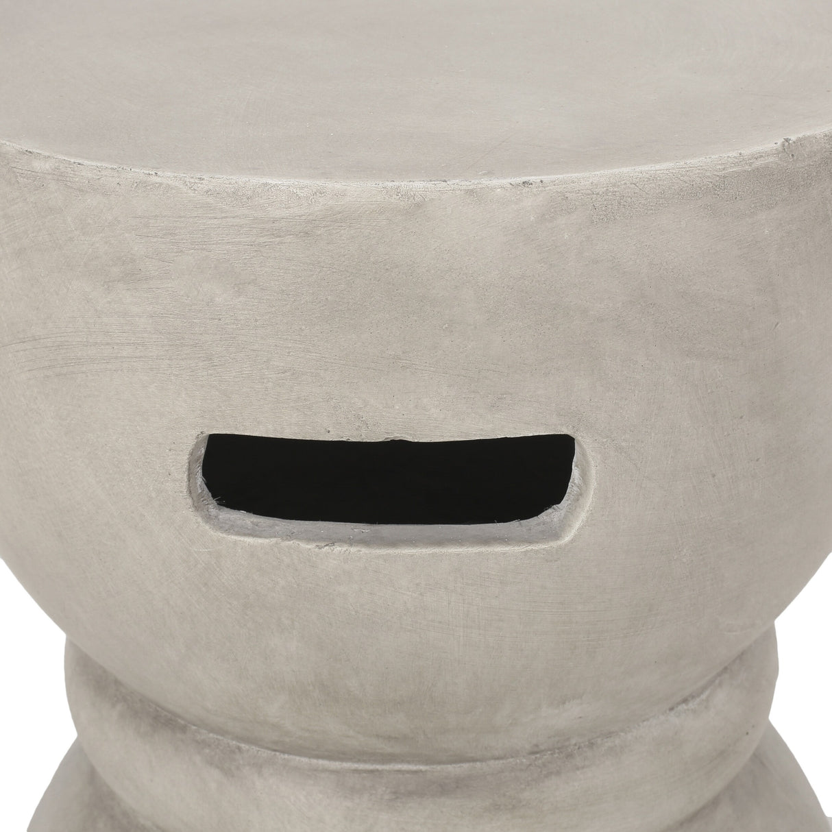 Scorpius Indoor Contemporary Lightweight Concrete Accent Side Table by Christopher Knight Home - 13.50"W x 13.50"D x 18.50"H