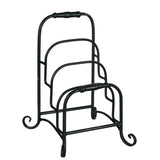 Sullivans Scroll Metal Plate Display Stand - 9"L x 9"W x 12"H
