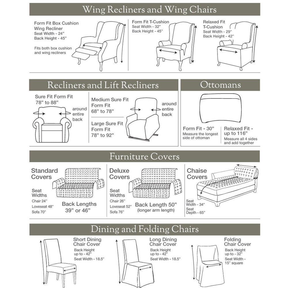 Scroll Sofa Slipcover