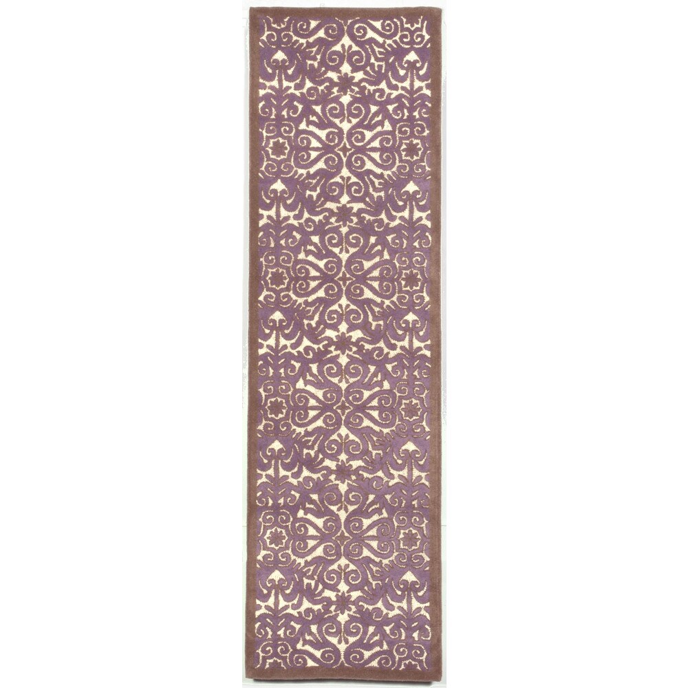 Liora Manne Sculptural Lavender Indoor Rug (2'X8') - 2' x 8'