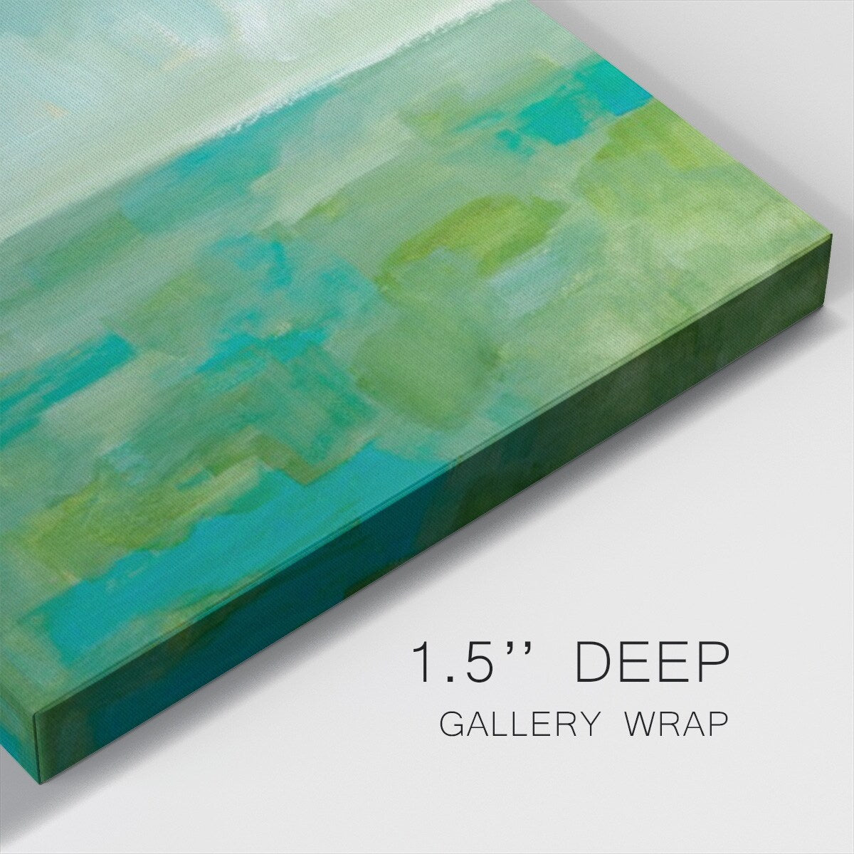 Sea Foam Horizon II-Gallery Wrapped Canvas