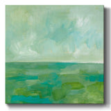 Sea Foam Horizon II-Gallery Wrapped Canvas
