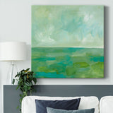 Sea Foam Horizon II-Gallery Wrapped Canvas