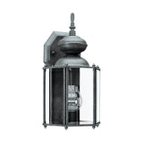 Sea Gull Classico 1 Light Black Wall Lantern