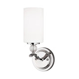 Sea Gull Englehorn Chrome and Optic Crystal 1-light Wall/Bath Sconce