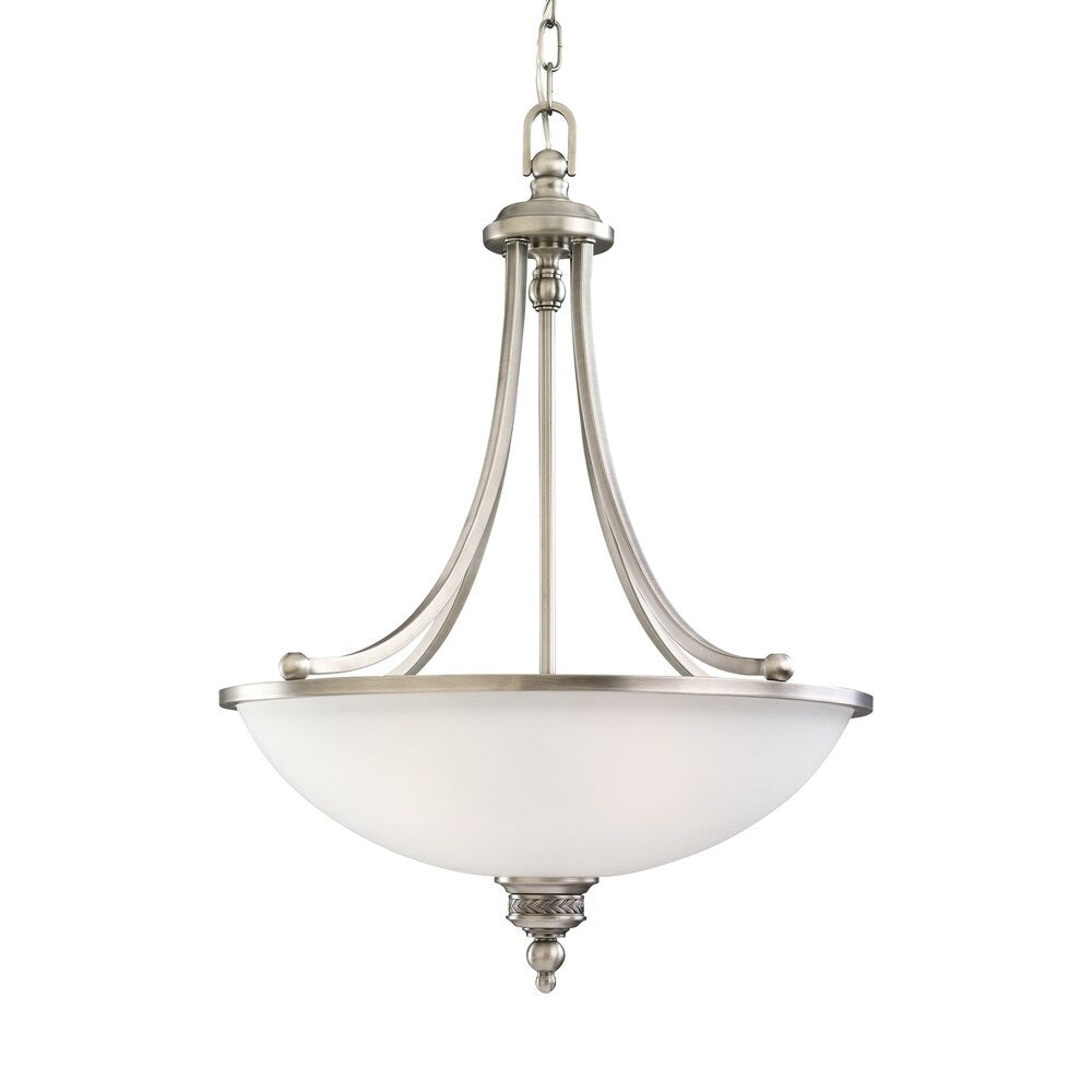 Sea Gull Laurel Leaf 3-light LED Convertible Pendant