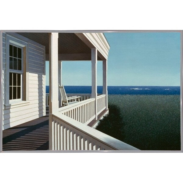 Sea Watcher-ZHELU37431 Framed Print 28.25"x42.5" by Zhen-Huan Lu