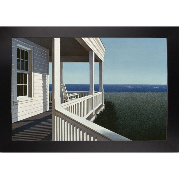 Sea Watcher-ZHELU37431 Framed Print 28.25"x42.5" by Zhen-Huan Lu
